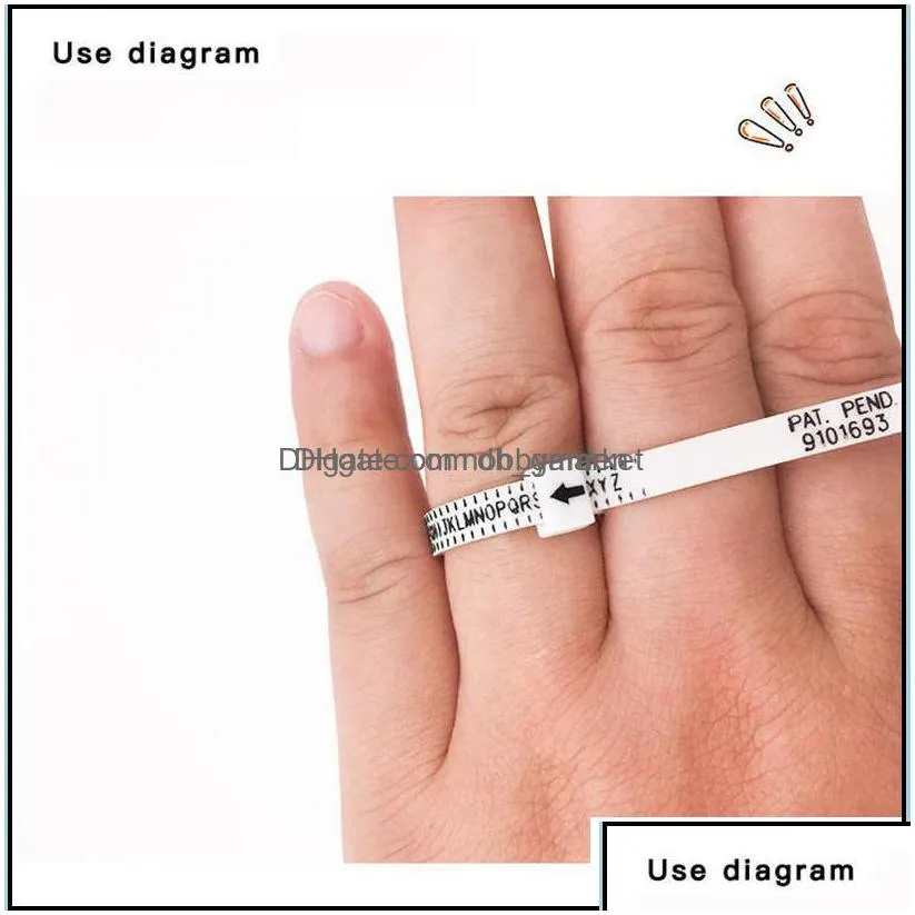 ring sizers jewelry tools equipment 50pcs sizer uk usa british american european standard size measurement belt rings finger screening