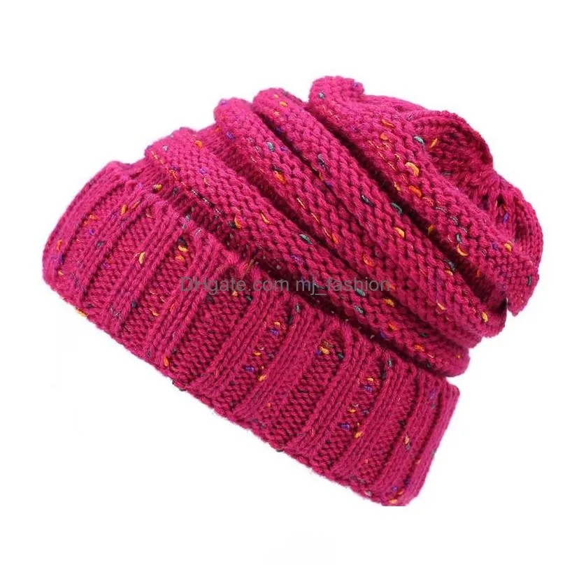 autumn winter fashion womens knitted hat skull beanies caps warm hats