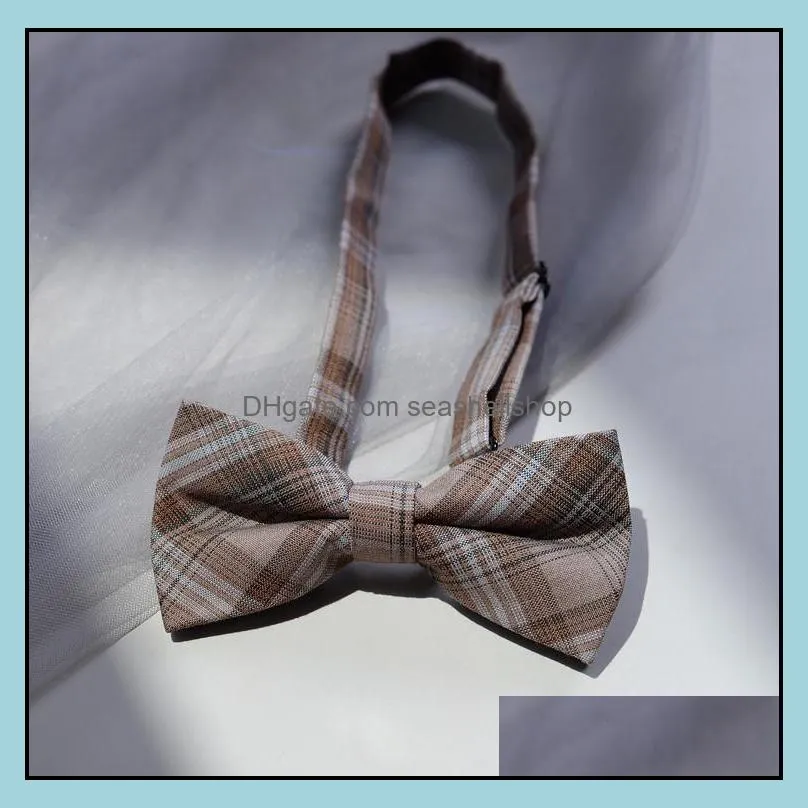 brand design mix colors classic men bow tie quality plaid bowties wedding party male neckwear