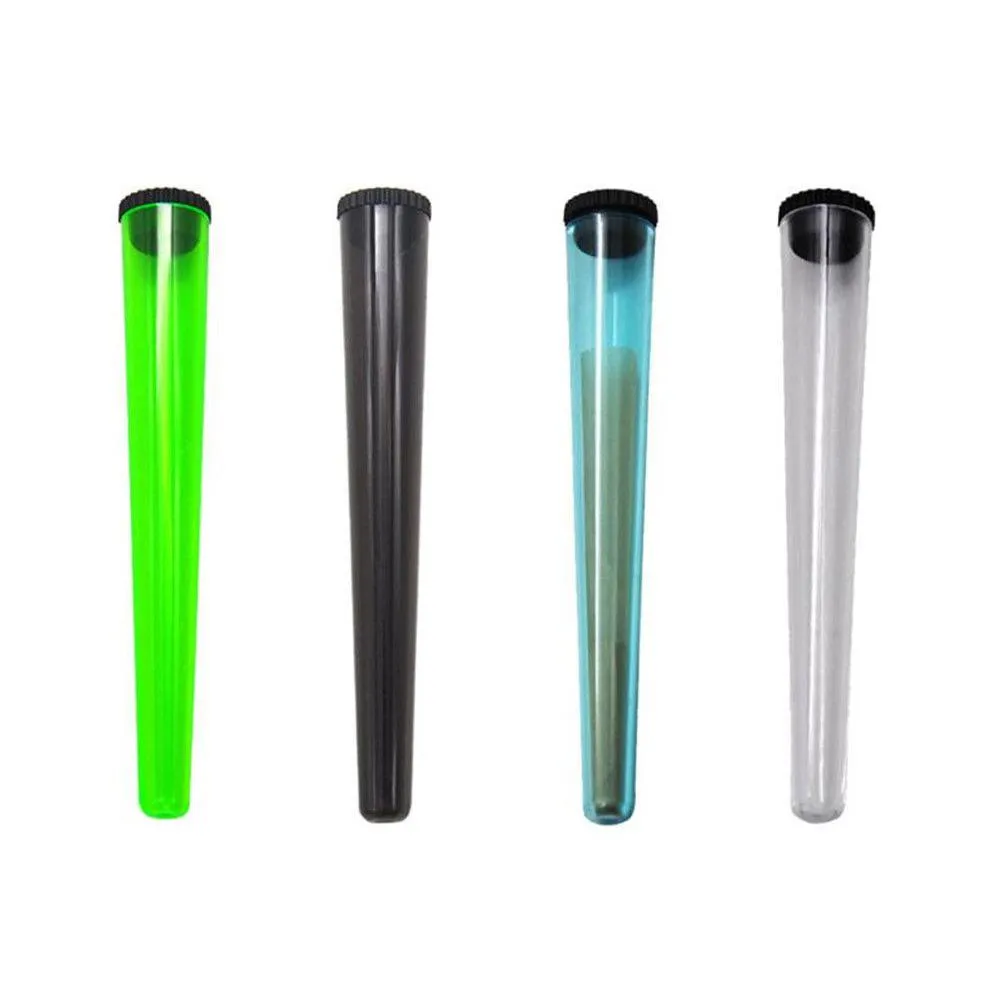 storage boxes bins cigarette storage tube 115mm vial cigarette waterproof airtight tubes smell proof odor cigarette solid storage sealing container