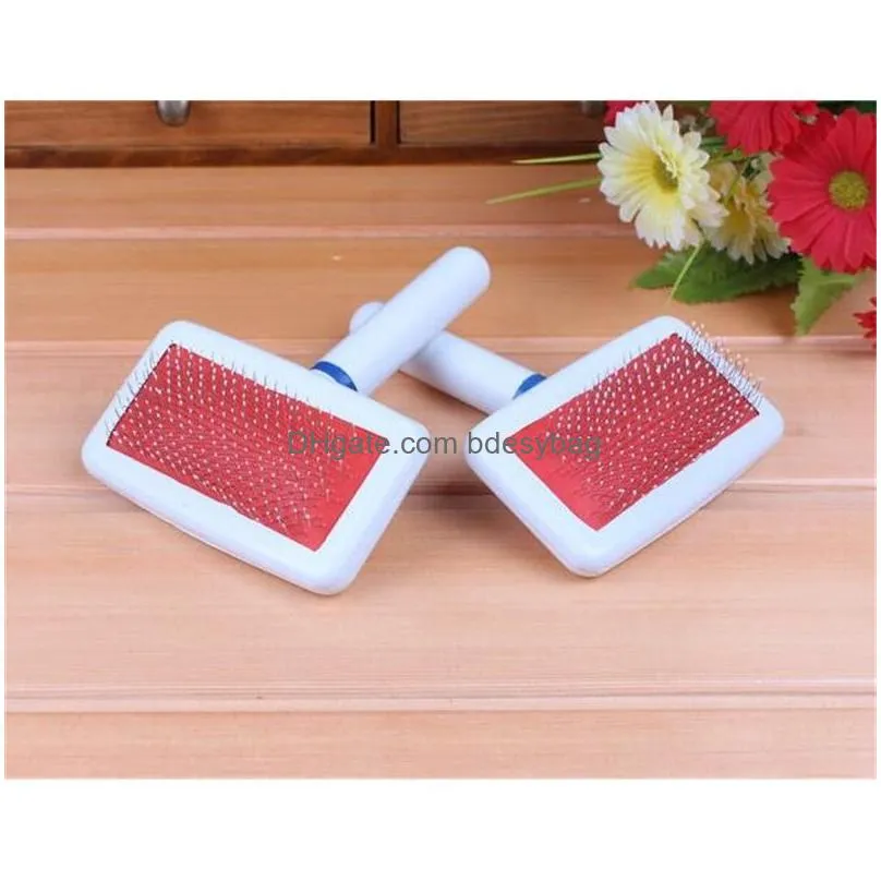 dog grooming multipurpose beauty tools dog cat comb remover needle pet massage hair brush yokie puppy grooming tool cleaning supplies