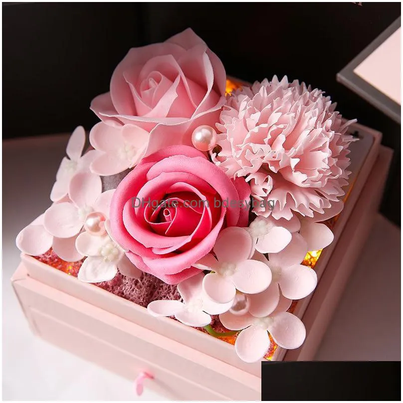 gift wrap valentines day creative gift wrap box birthday romantic soap flower jewelry packaging boxes gifts girls wedding souvenirs party