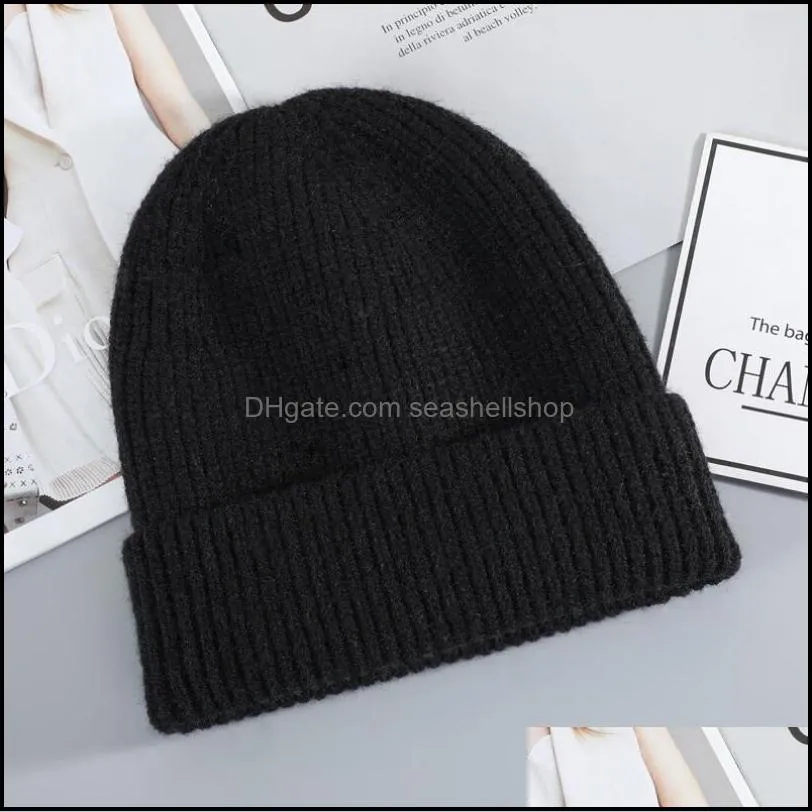 casual womens beanie hat warm autumn women knit cap for girls spring hats female street caps