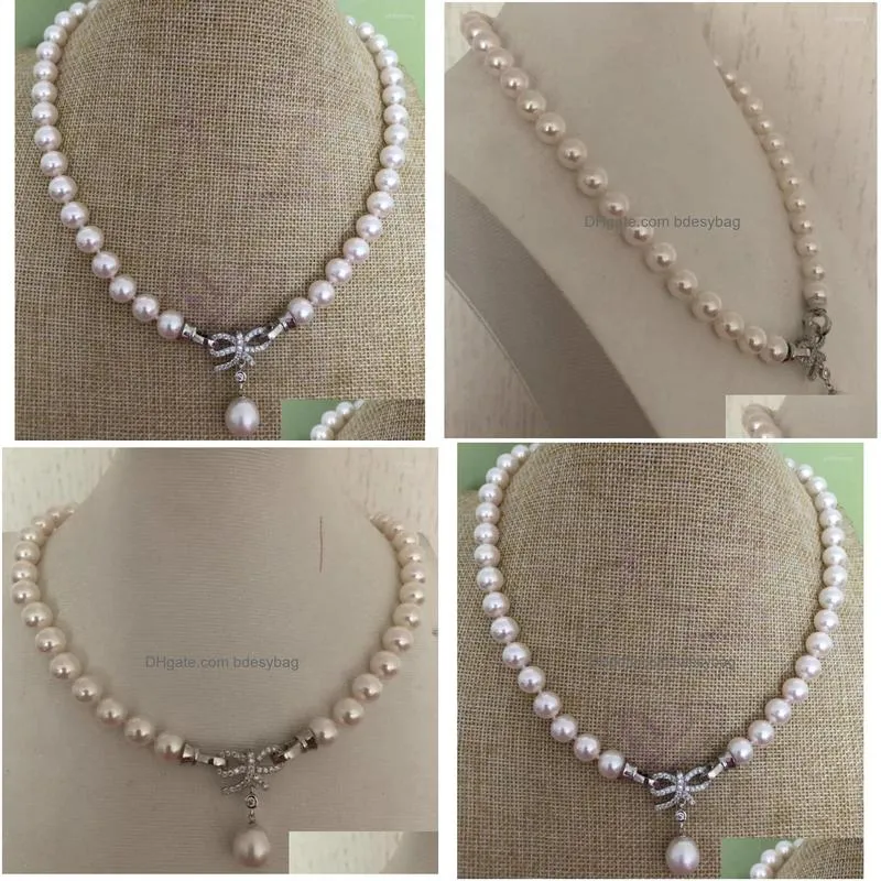 pendant necklaces elegant 910mm south sea round whtie pearl necklace 18inch 925s kkk