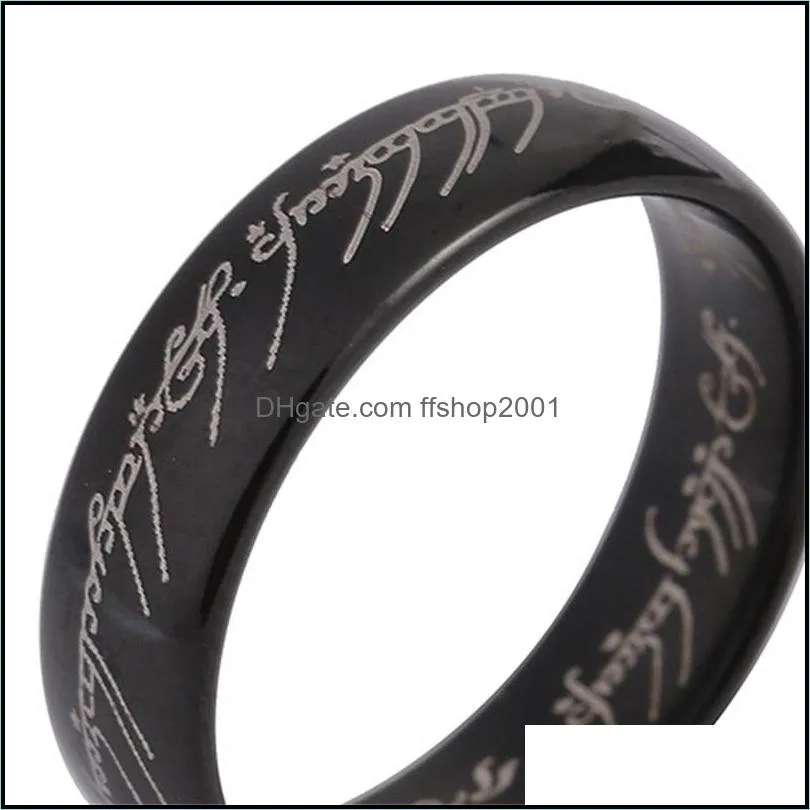 wedding rings mens black gun color for men engagement party jewelry