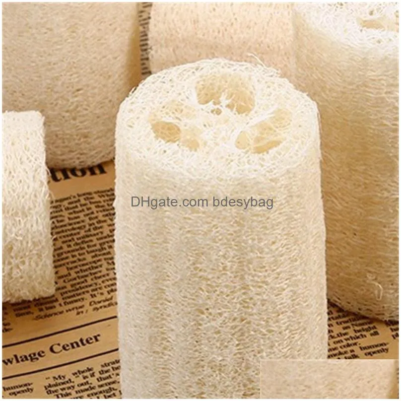 bath brushes sponges scrubbers natural loofah luffa sponge with loofah for body remove the dead skin and kitchen tool bath brushes length 7.5cm massage bath towel 17