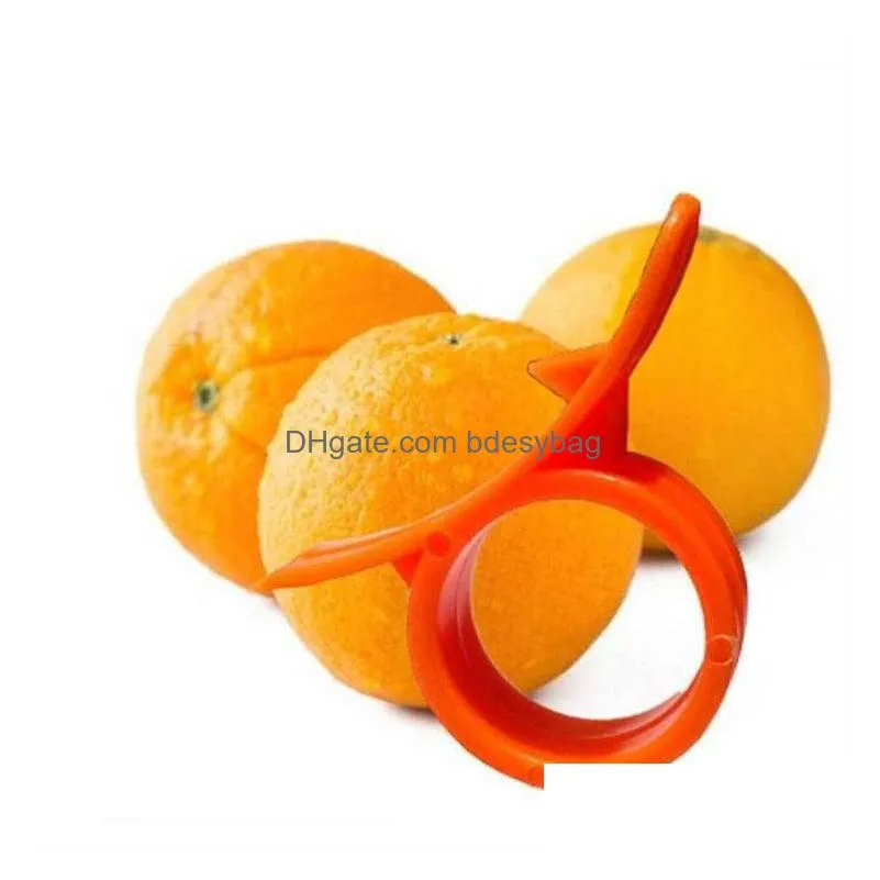 fruit vegetable tools 1pcs kitchen gadgets cooking tools peeler parer finger type open orange peel orange device dh0013