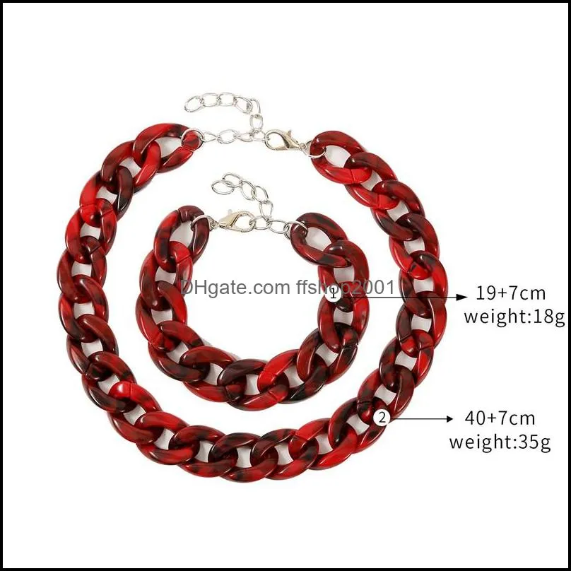 chokers sell necklace bracelet set bohemian european and american female fashion personality for women jewelry1 3537 q2
