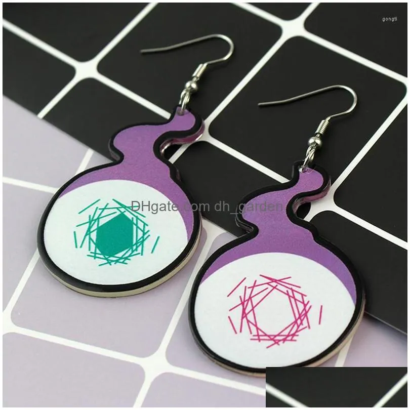 dangle earrings toilet bound hanako kun yugi amane cosplay acrylic cute wildfire earring ear stud costume accessories