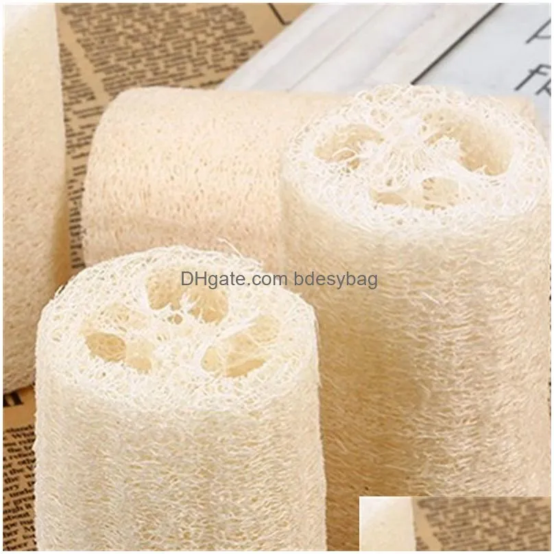 bath brushes sponges scrubbers natural loofah luffa sponge with loofah for body remove the dead skin and kitchen tool bath brushes length 7.5cm massage bath towel 17