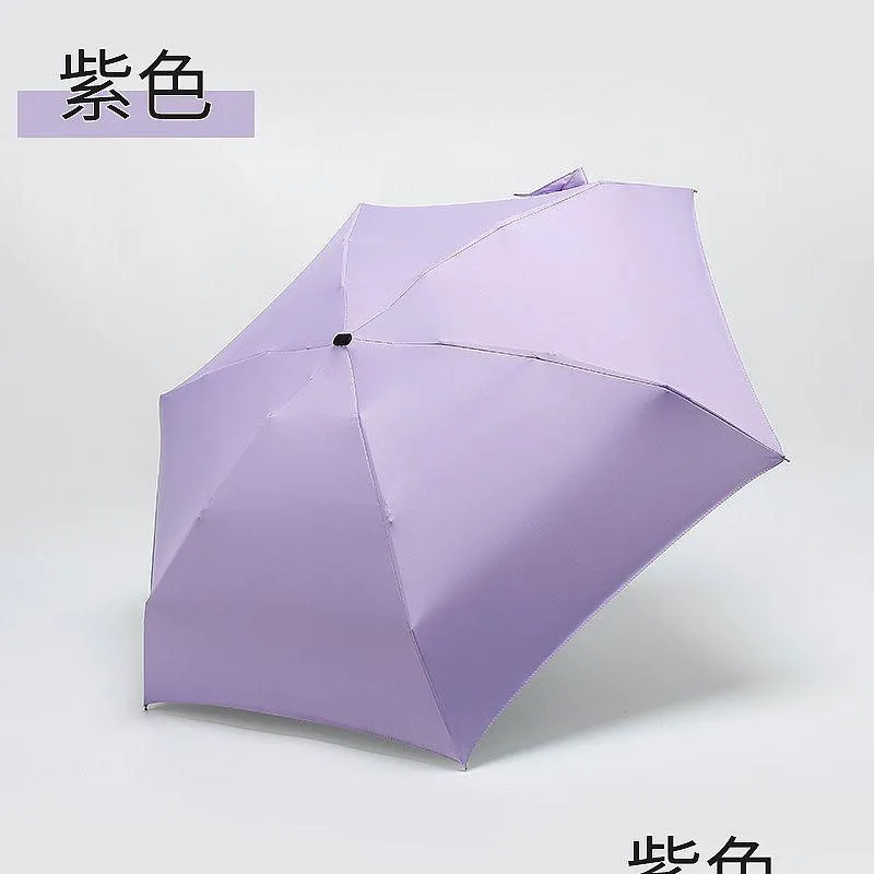 umbrellas rainy day pocket umbrella mini folding sun umbrellas parasol sun foldable umbrella mini umbrella candy color traveling rain gear 515