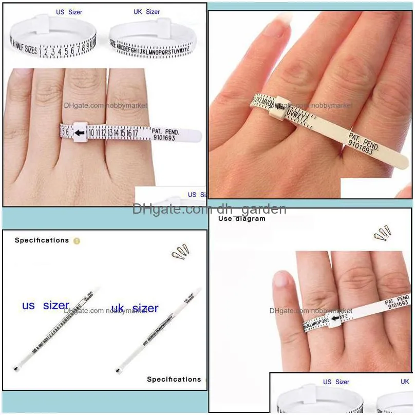 ring sizers jewelry tools equipment 50pcs sizer uk usa british american european standard size measurement belt rings finger screening