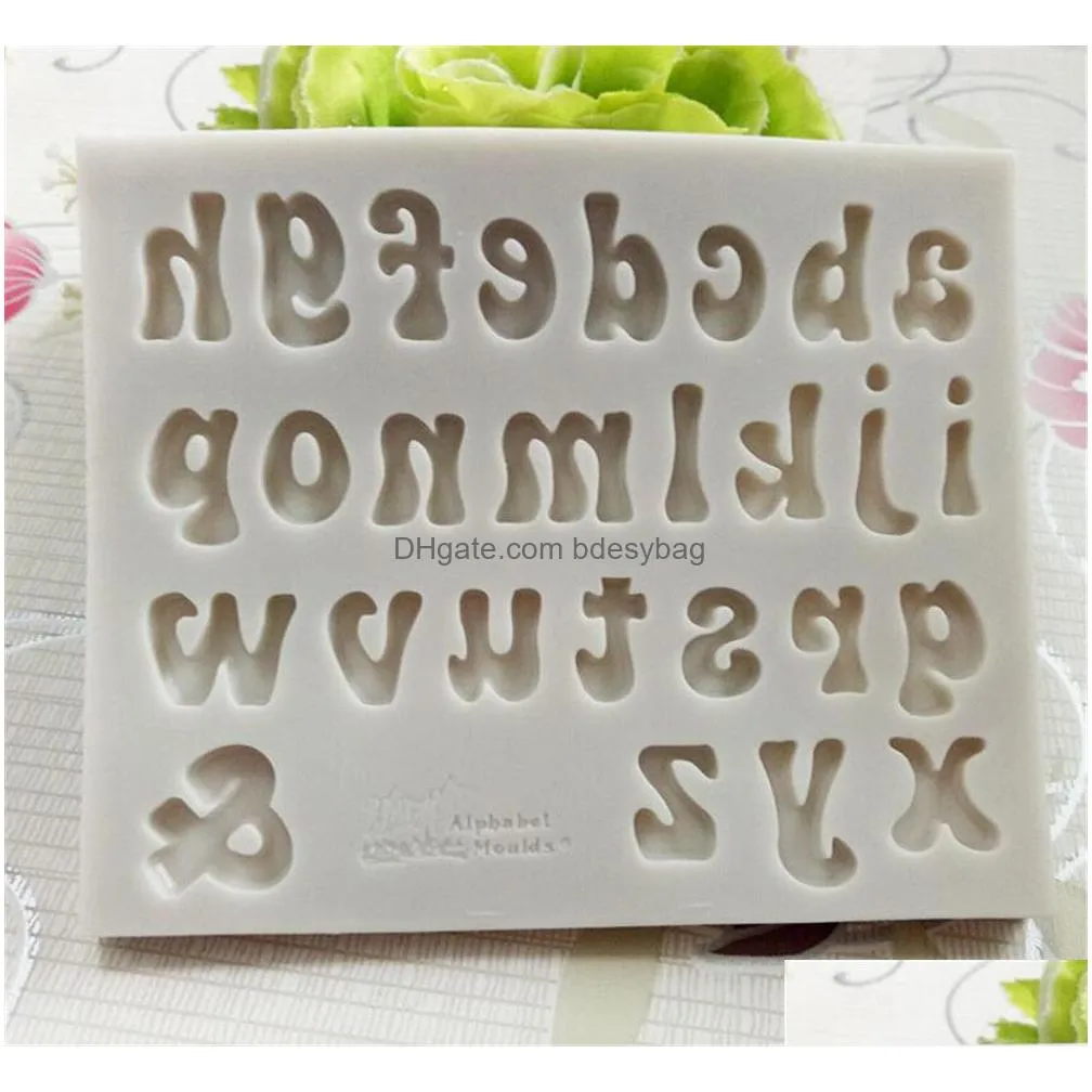 baking moulds dining chocolate molds letters numbers silicon 3d fondant mold cakes decorating tools diy kitchen bakeware safety