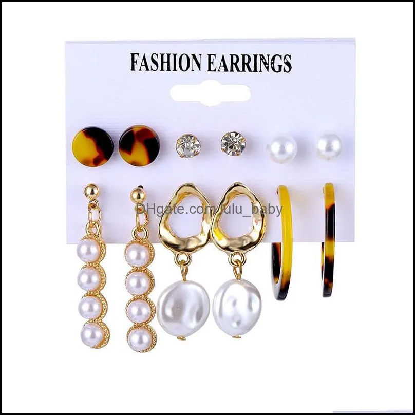 fashion drop dangle earrings for women lady high quality bohemian huggie hoop tassel earring set charm jewelry dhs k42fa