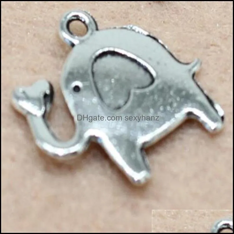 jewellery retro alloy pendant slide charms two sided charm english accessory baby elephant bracelet accessories pendents 0 07my y2
