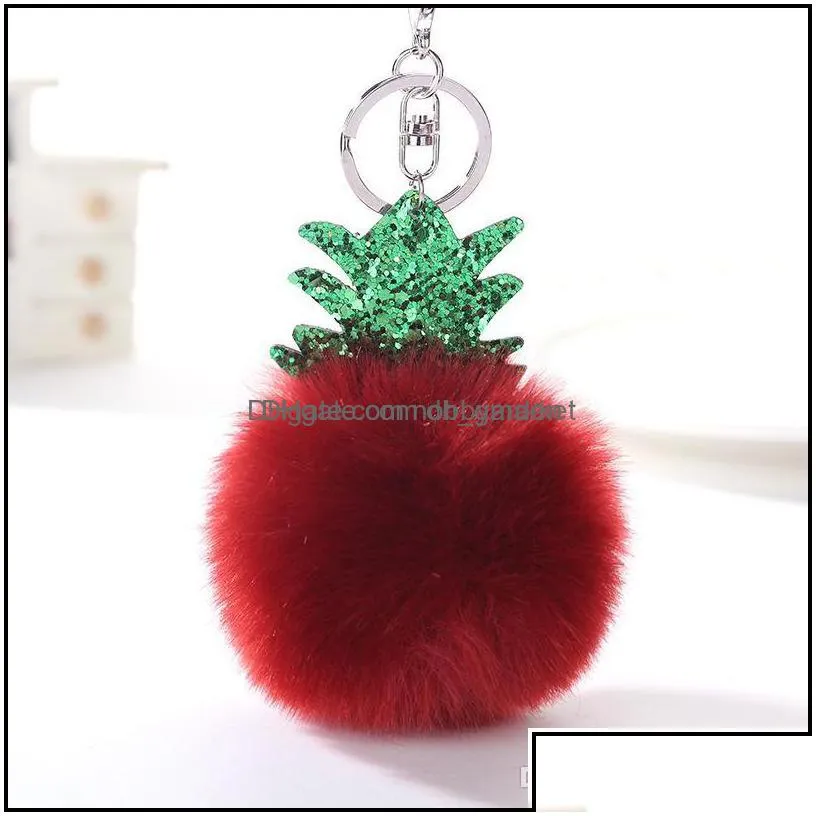 key rings jewelry high quality creative christmas tree plush keychain aessories pendant kr354 keychains mix order 20 pieces a lot drop