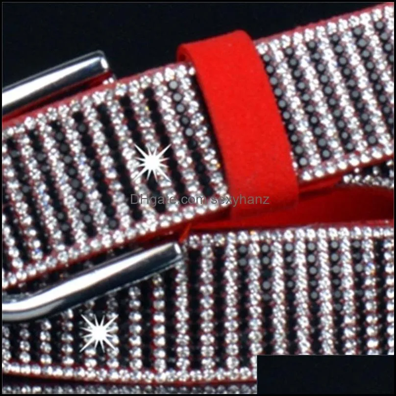 belts chelegant for women rhinestone crystal sash wedding pearl belt dress sexy girls 110cm bling lovely gift fashion 3501 q2