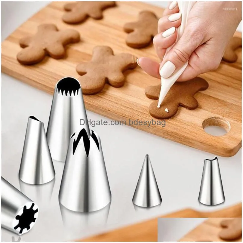 baking tools silicone rings couplers cake decorating piping bags and tips set scrapers reusable pastry cream nozzles