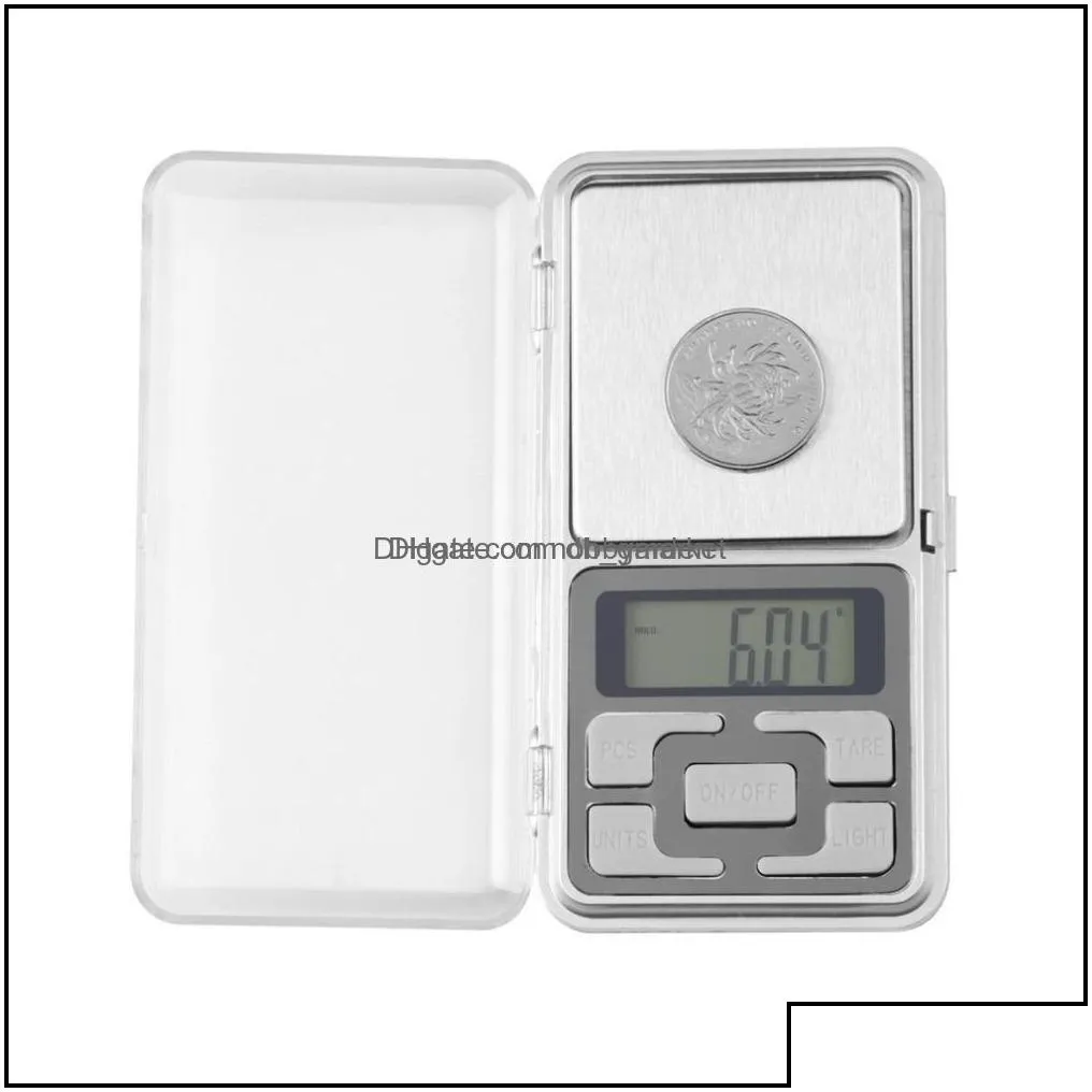 scales jewelry tools equipment 100/200/500g x 0.01g and 500g x0.1g electronic digital pocket scale nce gram lcd display drop delivery