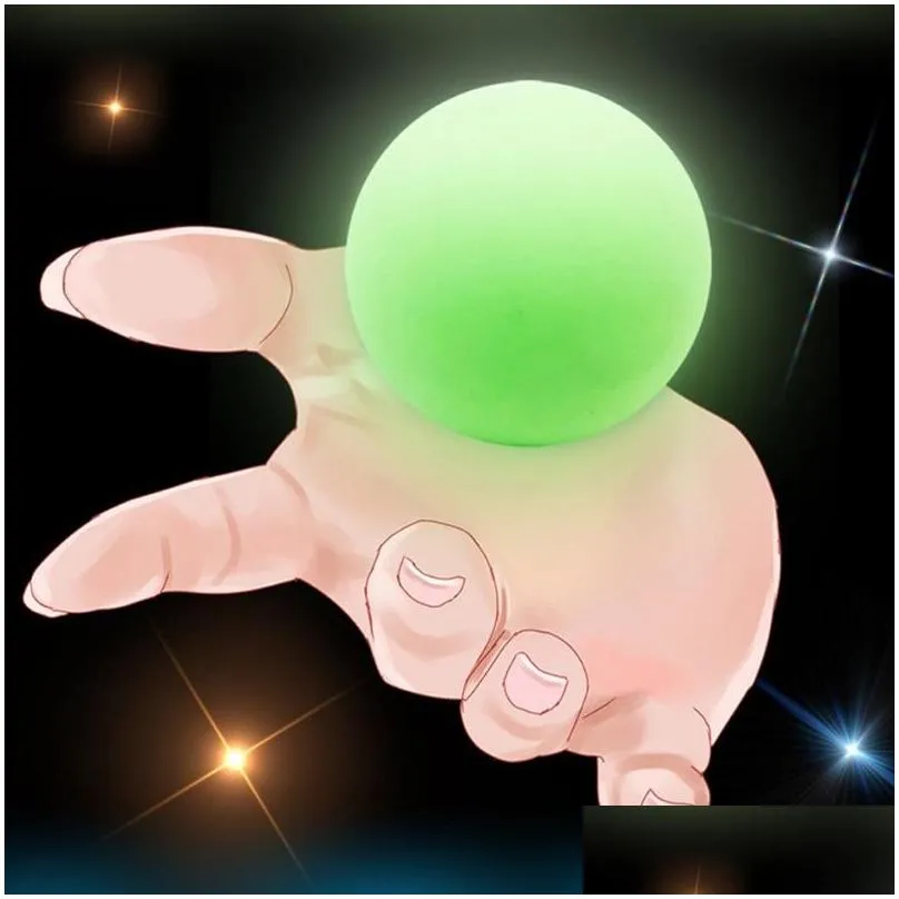 squeeze luminous sticky ball decompression venting toys sensory fidget dough ball party favor set pressure release for kids adults