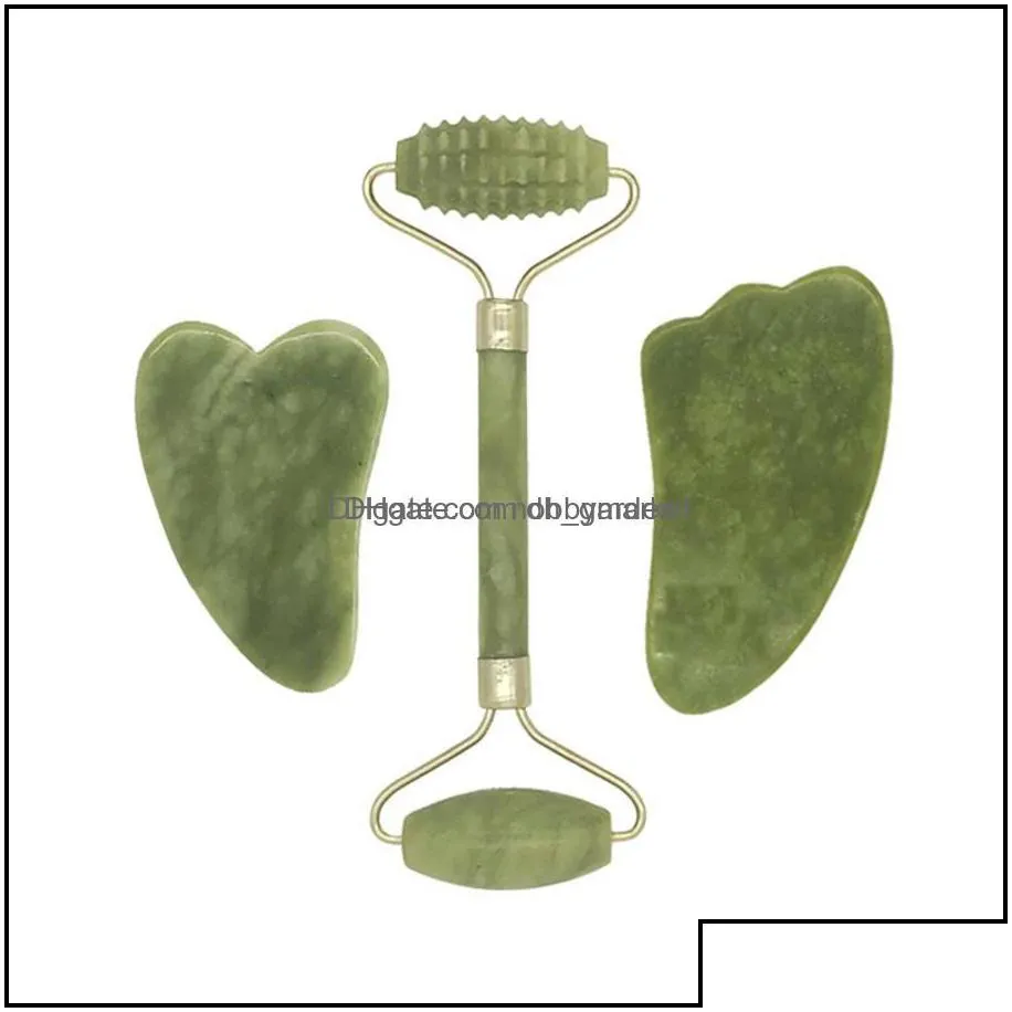 jewelry cleaners polish roller natural jade face masr gua sha scraper set gouache guasha tool designer body wholesale 860o drop delivery