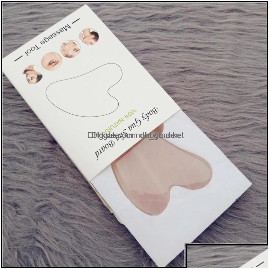 jewelry cleaners polish natural jade gua sha scraper board mas quartz guasha stone for face neck skin lifting wrinkle remover vr8s drop