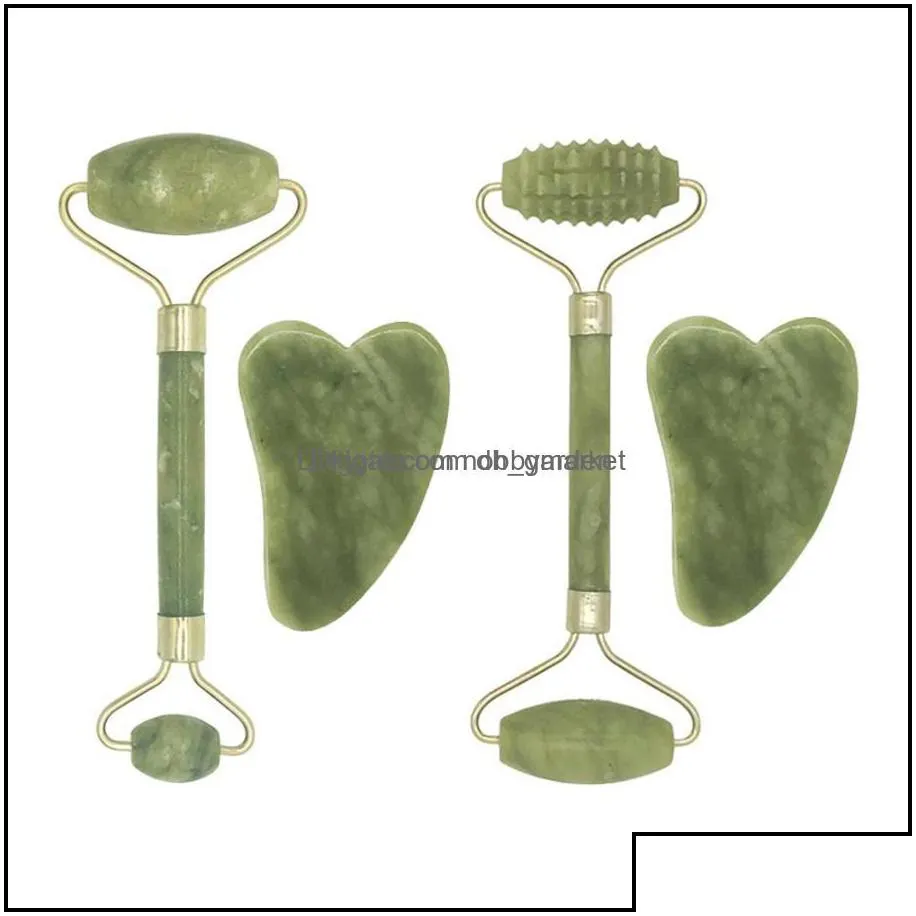 jewelry cleaners polish roller natural jade face masr gua sha scraper set gouache guasha tool designer body wholesale 860o drop delivery