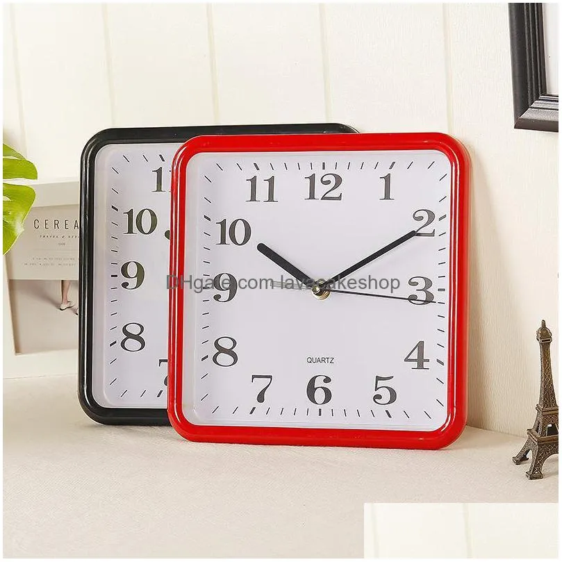 wall clocks household decor clock modern design digital pointer hanging silent bedroom mute