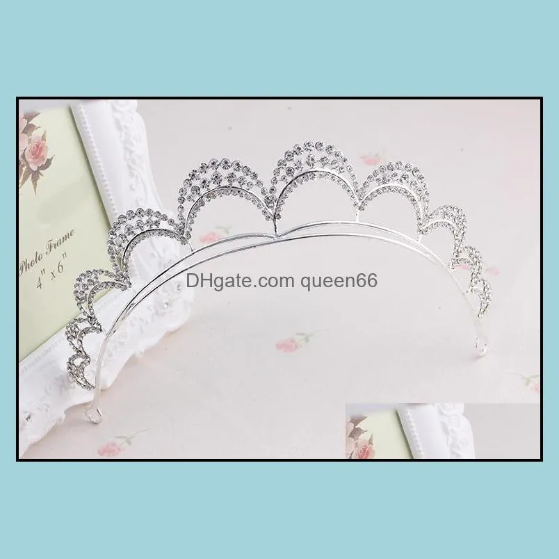 2016 crystal diamond tiaras accessories for wedding party stunning fine bridal comb jewelry accessories fashion bridal hair brush