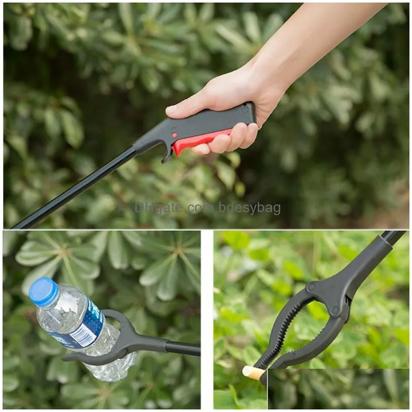 long reach pick up garbage stick helping hand extending arm extension tool trash mobility clip grab claw home garden tools1