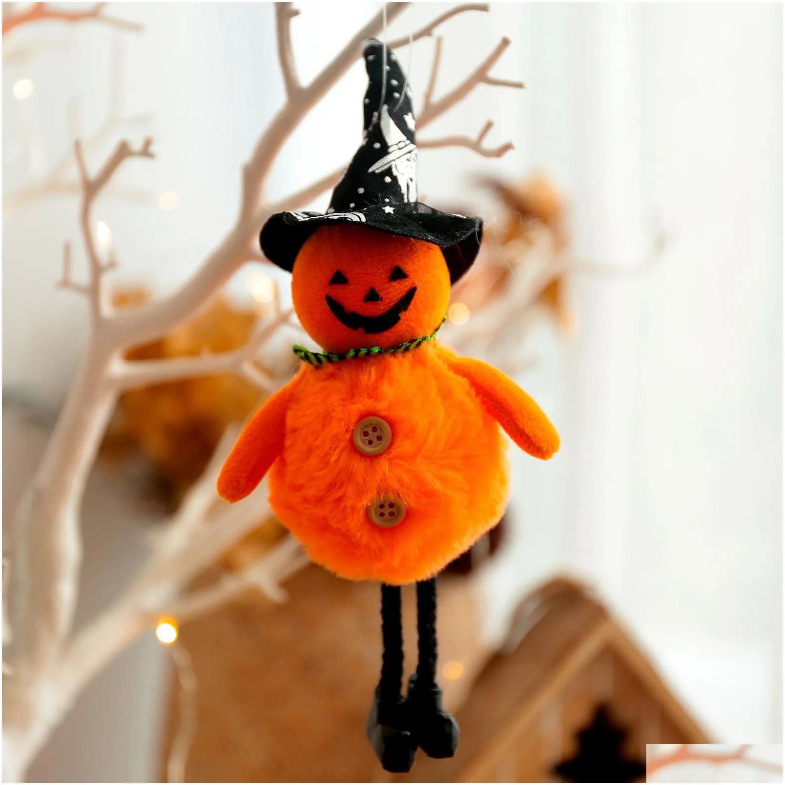 ups halloween pendant ghost festival bar party favor pumpkin witch pendant sweeper ghost house decoration