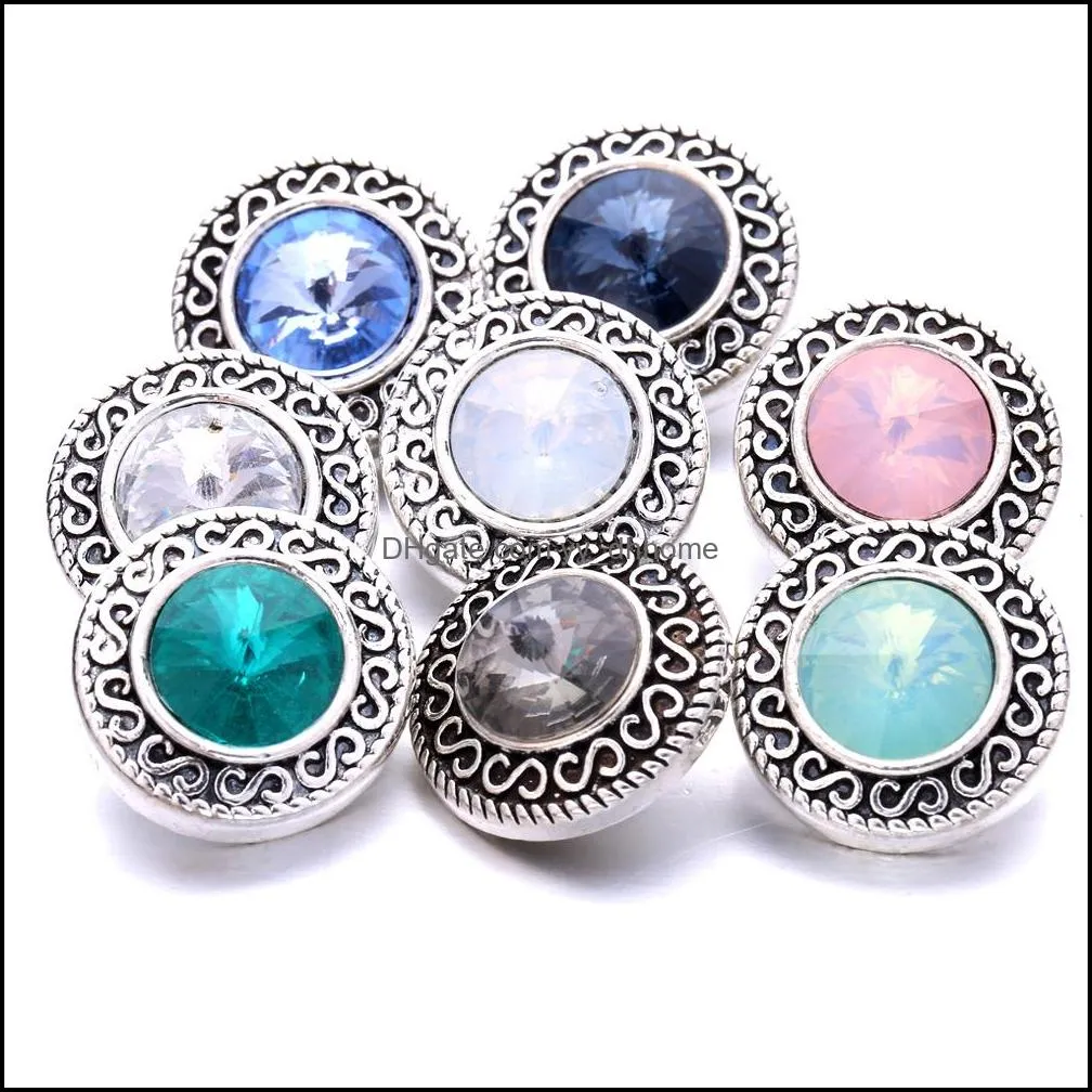 metal snap button clasps jewelry findings 18mm metal snaps buttons diy earrings necklace bracelet jewelery