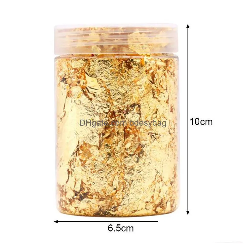 other arts and crafts metallic foil flakes copper schabin gilding gold resin art 1 bottle silver 10g