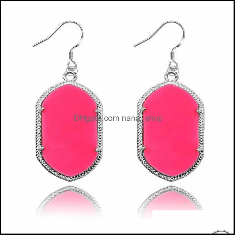  acrylic geometric statement earrings for women big long solid color drop dangle earrings fashion ethnic designer jewelry bulk