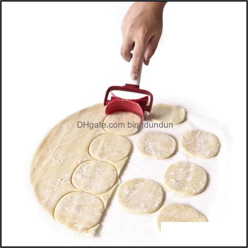 dumpling machine mold plastic dough pressed cake wonton baking pastry tool round cutter diy tools