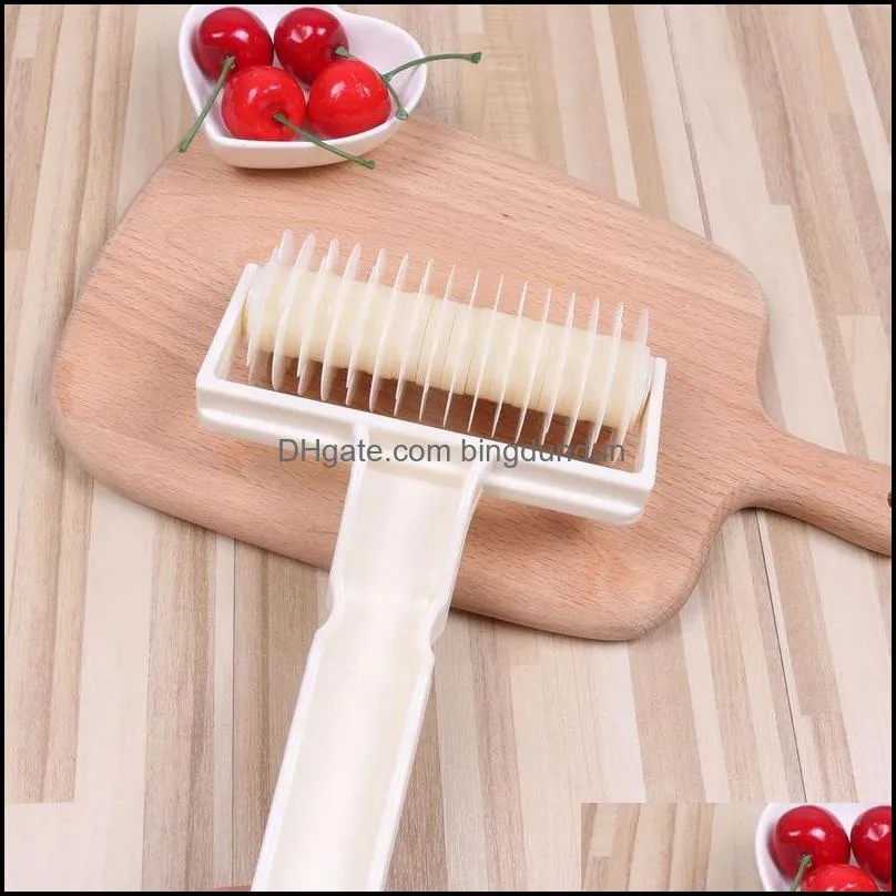 baking pastry tools plastic dough lattice roller cutter pull net wheel knife pizza pie craft making tool bakeware accessories