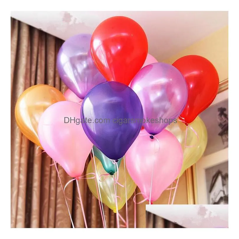 balloons latex 12 inches 2.8 grams pearl color for gift craft birthday wedding party baby shower favor decoration diy