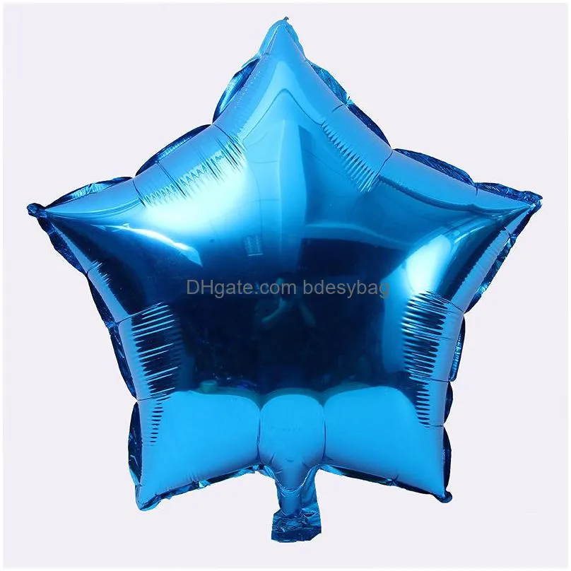 party decoration 10 inch christmas helium aluminum foil air balloon star bells decorations gift party1