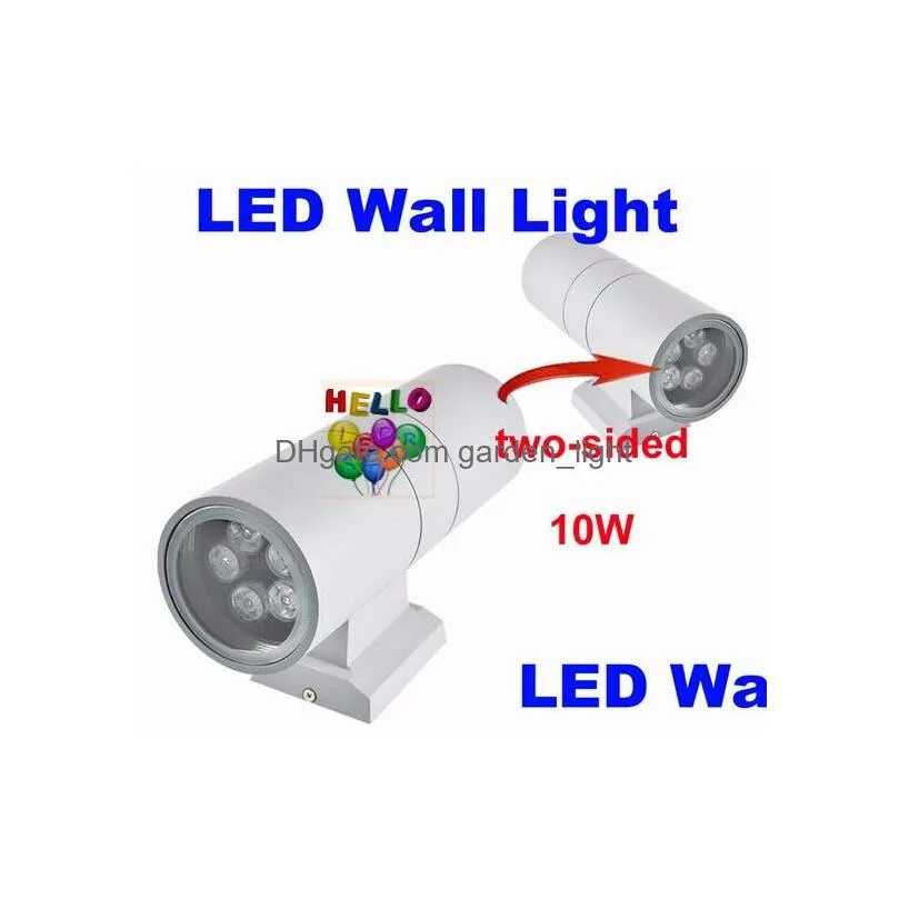 6w 12w 18w 24w outdoor wall lamp single double head light up down led wall light decorative exterior garden modern led decoration