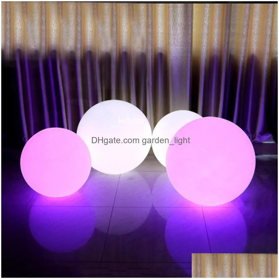 7 color rgb led floating magic ball led illuminated swimming pool ball light ip68 outdoor furniture bar table lamps with remote