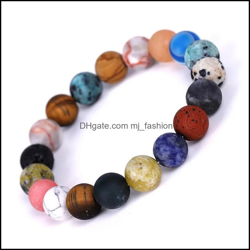 natural stone bracelet high quality yoga bead bracelets for women men jewelry fashion accessories gift dhs h4a f