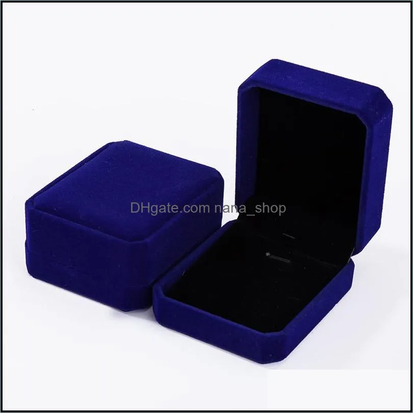 dhs velvet jewelry boxes for only pendant necklaces wedding jewelry cases gift packaging display in bulk