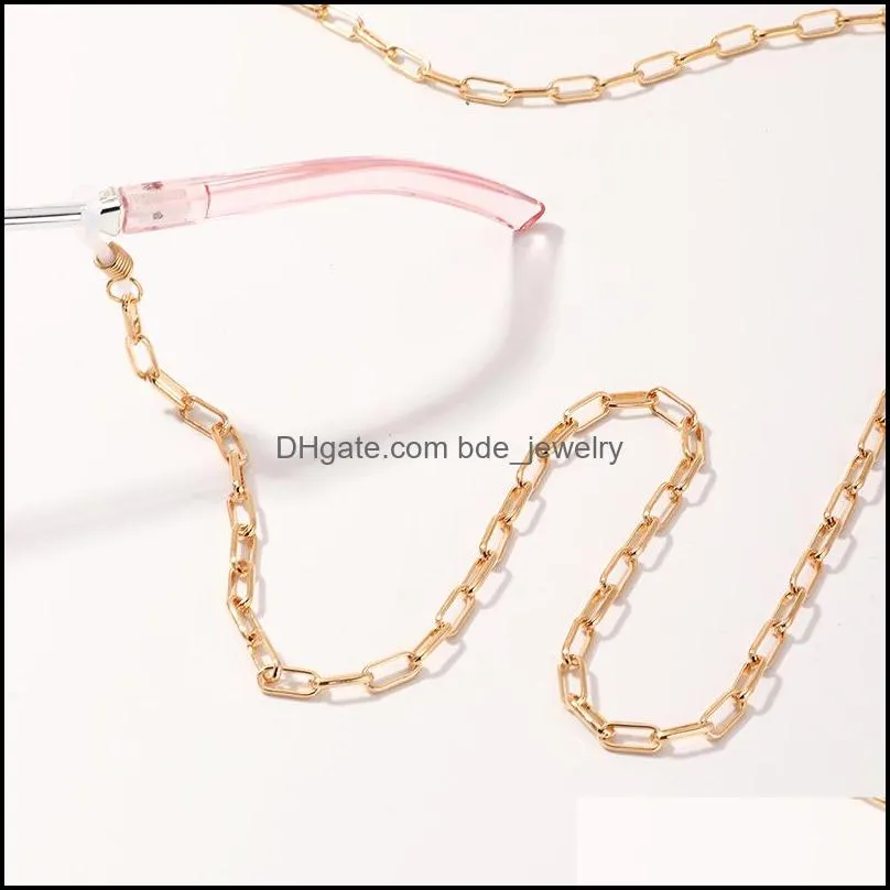 women fashion spectacle chain gold eyeglasses chains sunglasse holder necklace eyewear retainer accessories