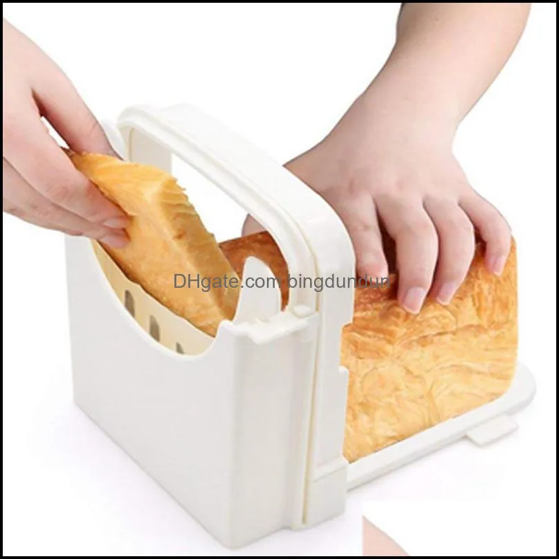 baking pastry tools bread loaf toast slicer bagel cutter slicing cutting guide mold maker practical kitchen accessories