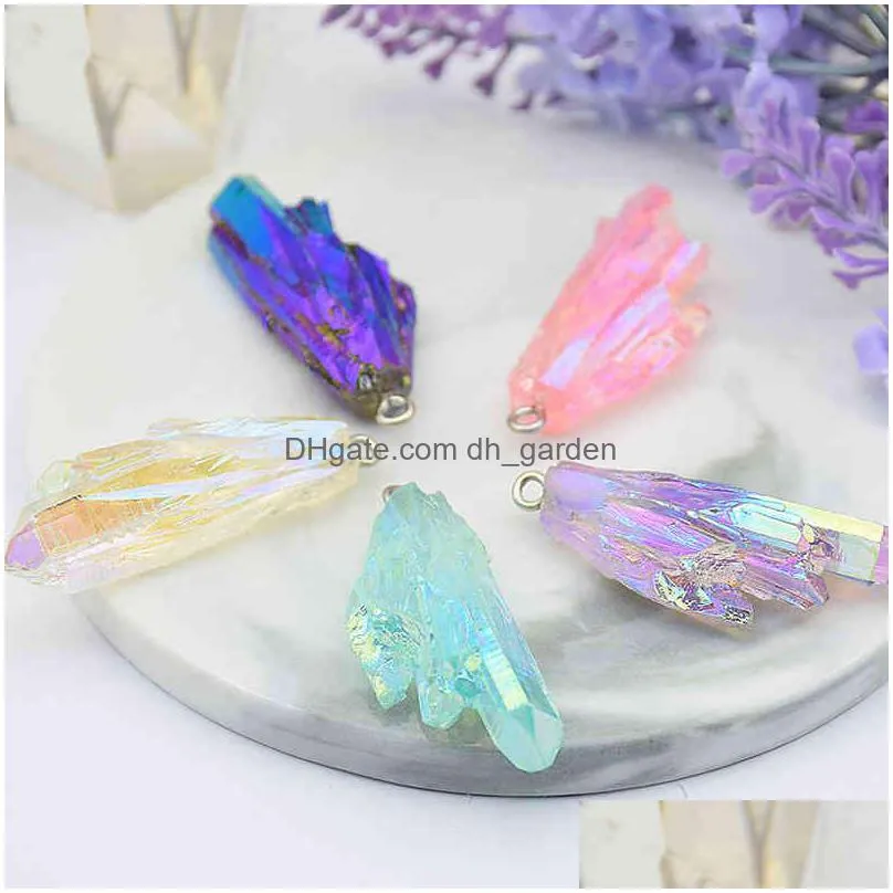 10pcs alien crystal stone resin charms for diy making earrings necklace bracelet high quality pendant jewelry accessories