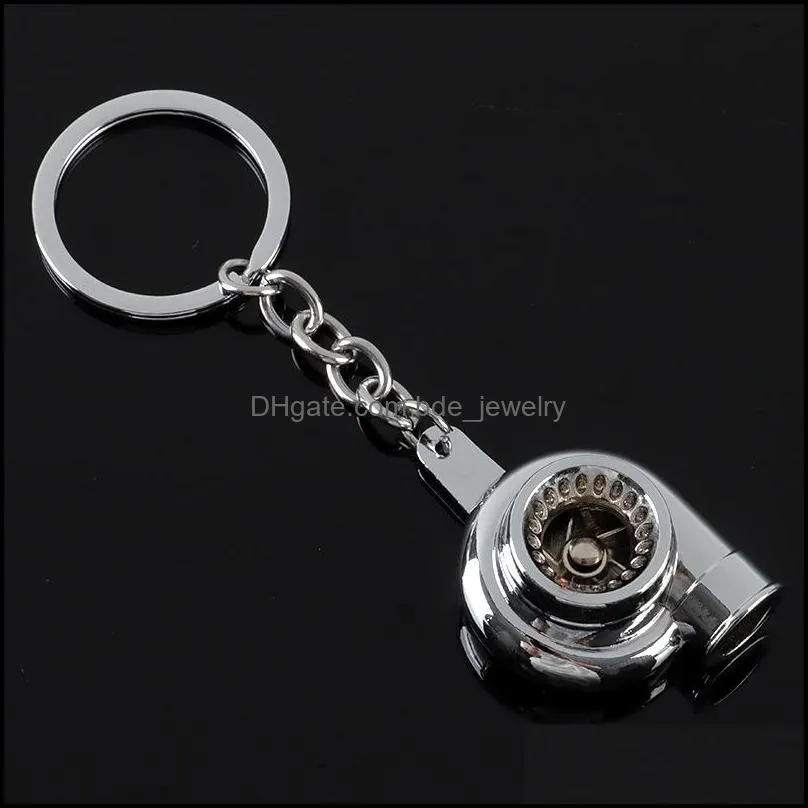 fashion creative car 6 speed gearbox gear head blower key rings manual transmission lever refitting metal pendant keychains