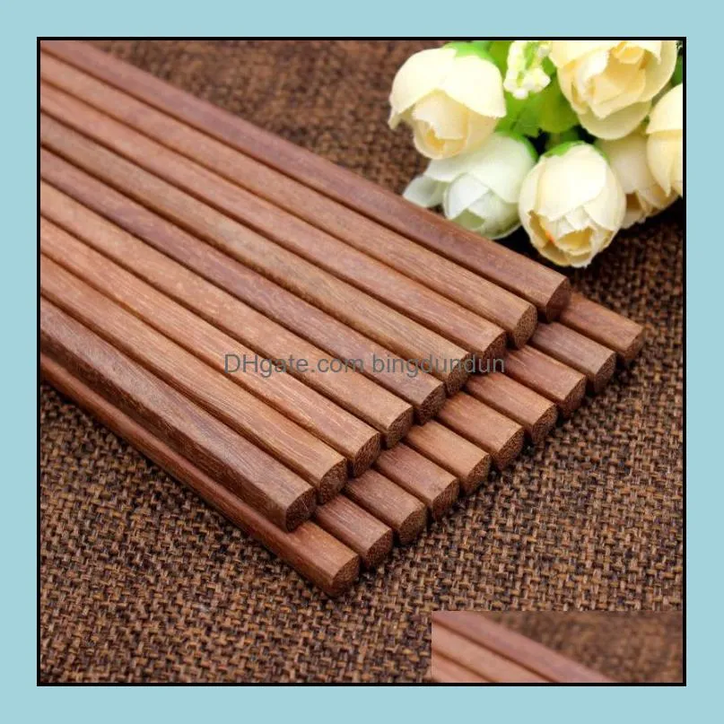 japanese natural wooden bamboo chopsticks health without lacquer wax tableware dinnerware hashi sushi chinese sn2697