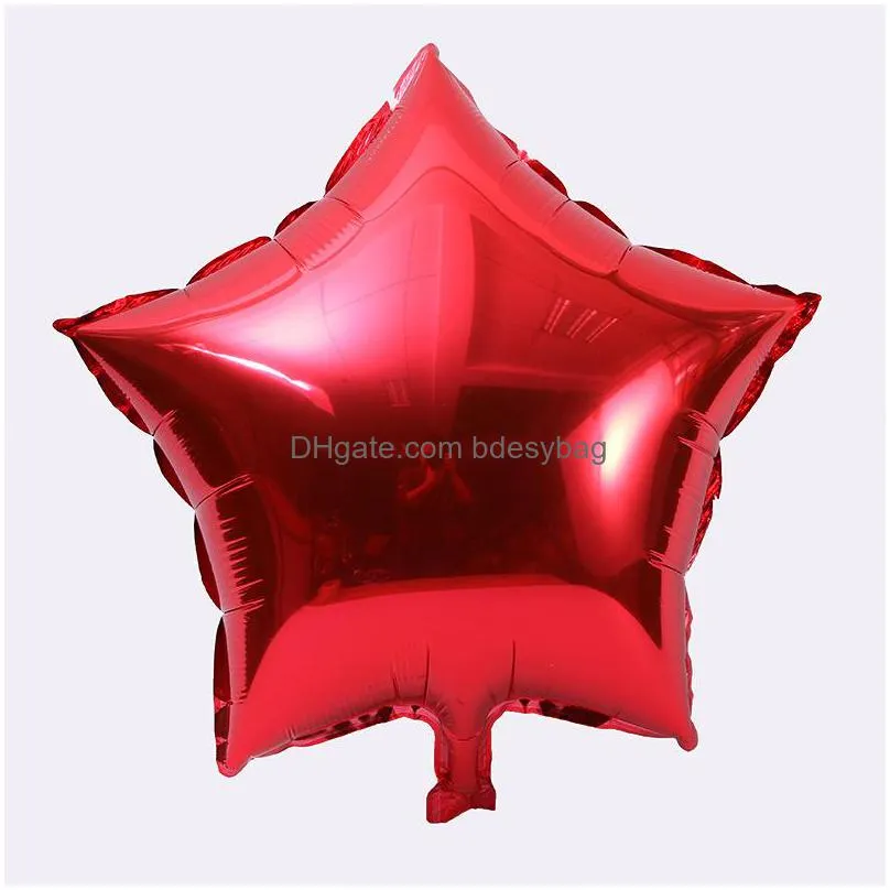 party decoration 10 inch christmas helium aluminum foil air balloon star bells decorations gift party1