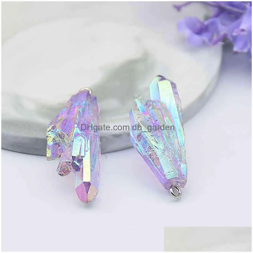 10pcs alien crystal stone resin charms for diy making earrings necklace bracelet high quality pendant jewelry accessories