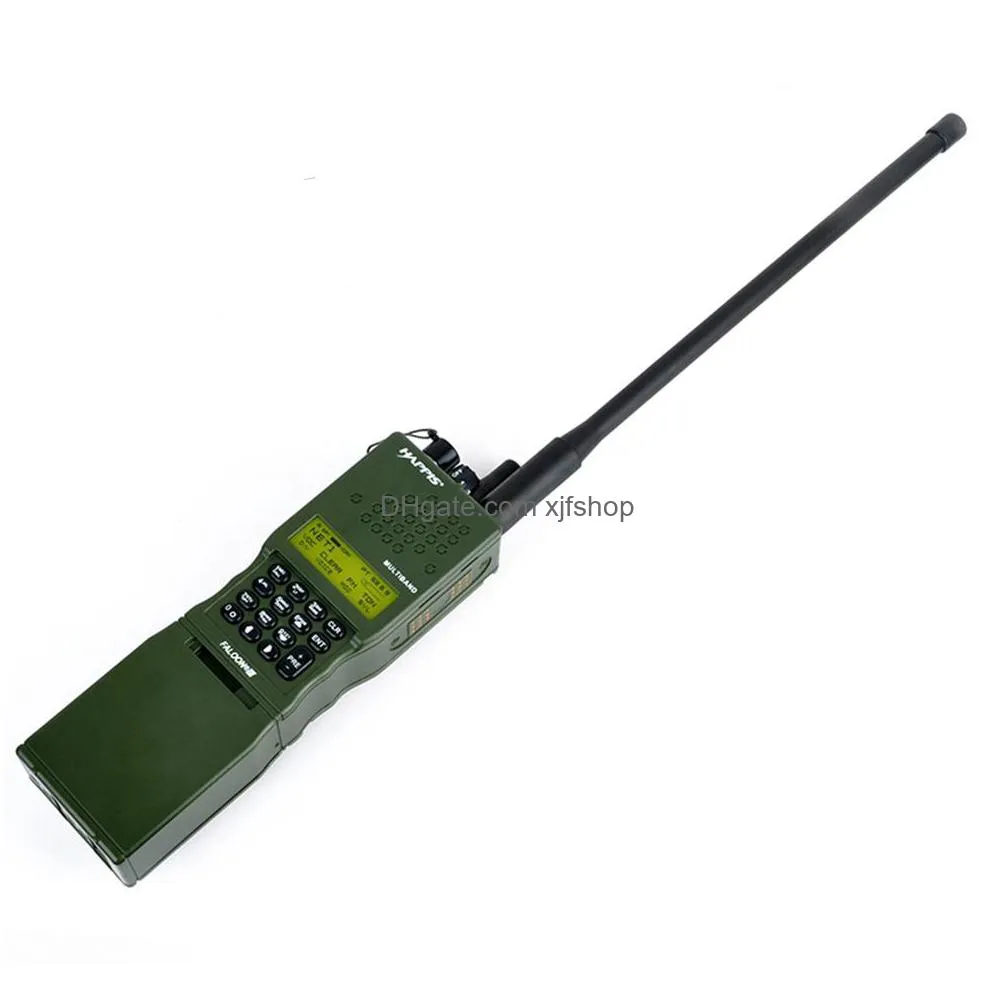 tactical earphone an/prc152 dummy airsoft radio case hunting cs wargame tri prc 152 radiotelephone model plastic for baofeng uv3r